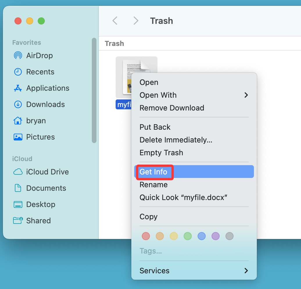 Fix Mac Trash Put Back Not Working