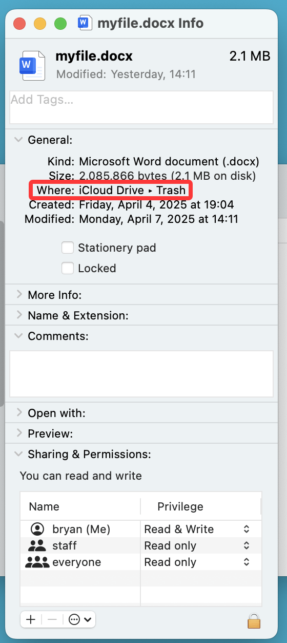 Fix Mac Trash Put Back Not Working