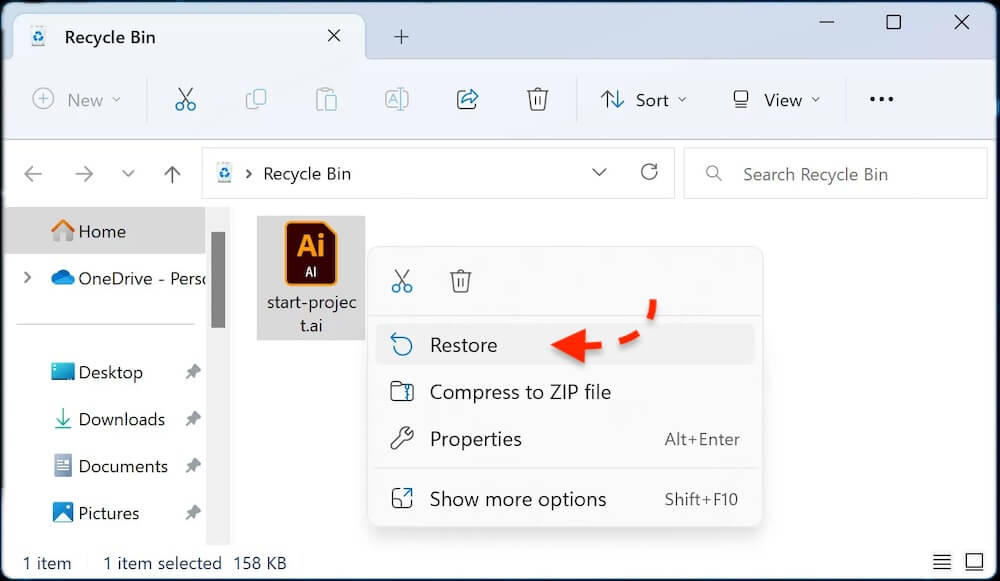 recover unsaved/deleted/corrupted/overwritten Adobe Illustrator files