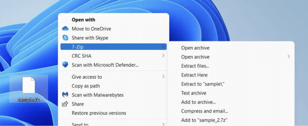 recover deleted 7-ZIP files