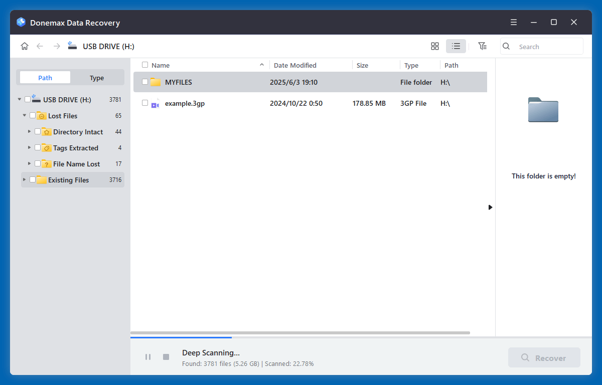 how to recover deleted AAC files