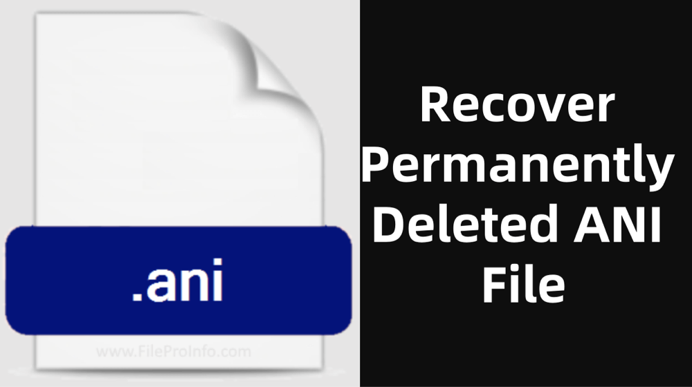 recover lost or deleted ANI files
