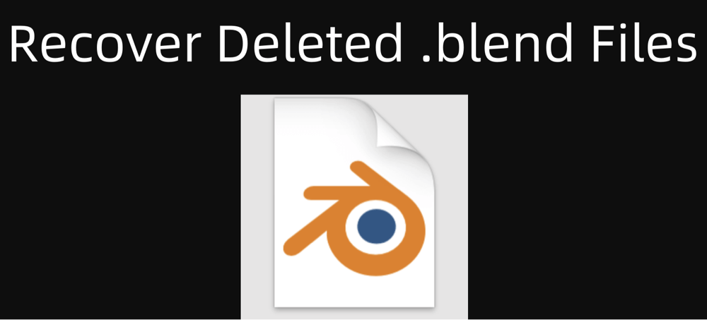 recover deleted .blend files
