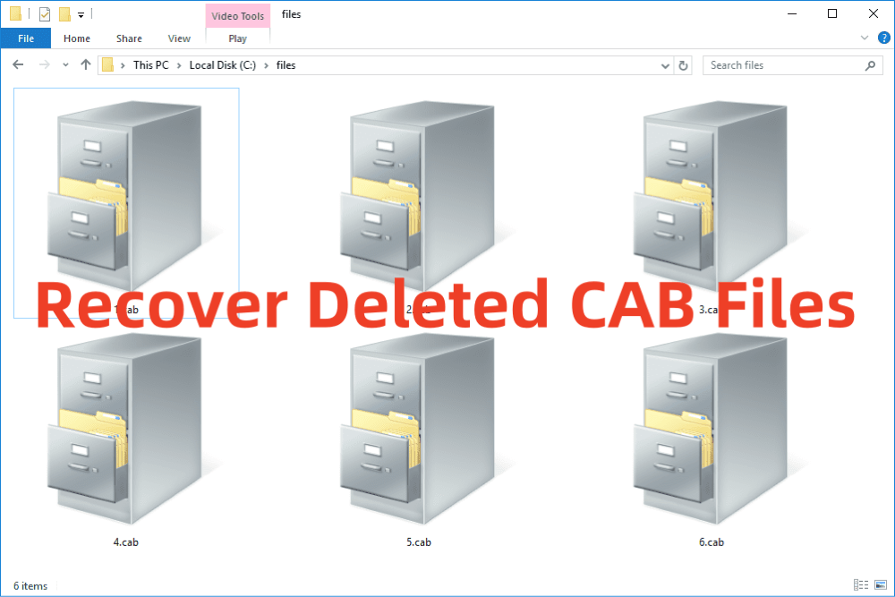 recover deleted CAB files