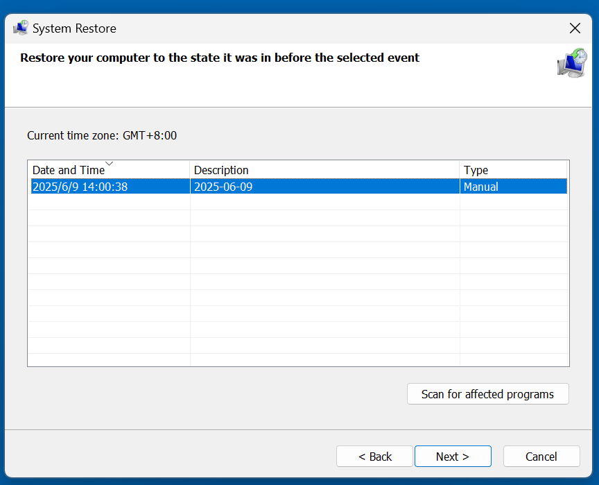 recover deleted CAB files