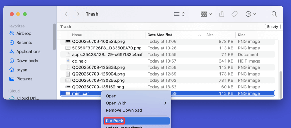 recover deleted CAR files on Windows or macOS