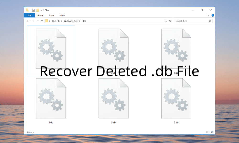 recover your lost .db files