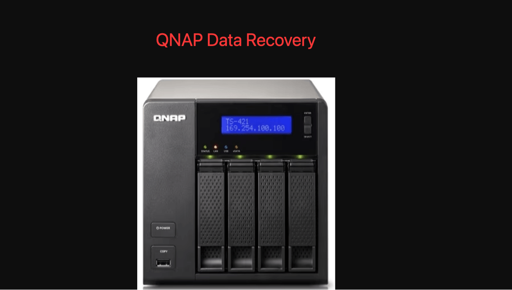 recover lost or deleted files from QNAP NAS devices