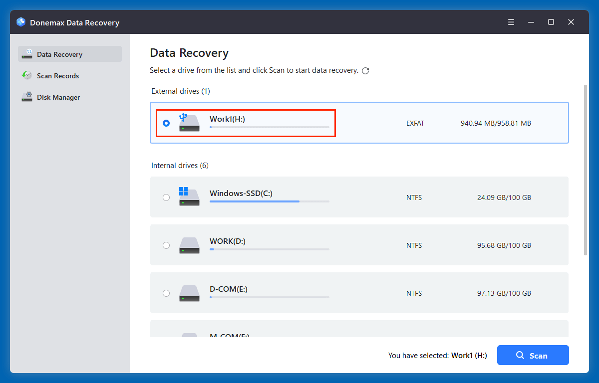 recover deleted INX files