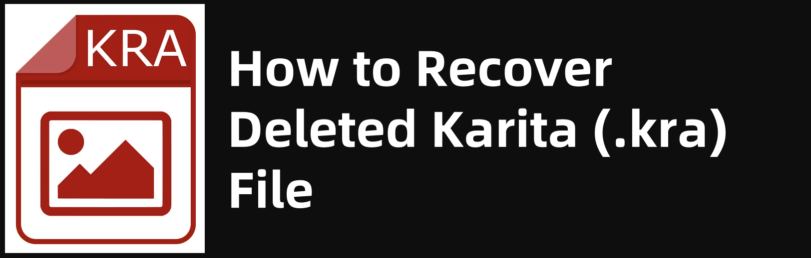 recover Krita file