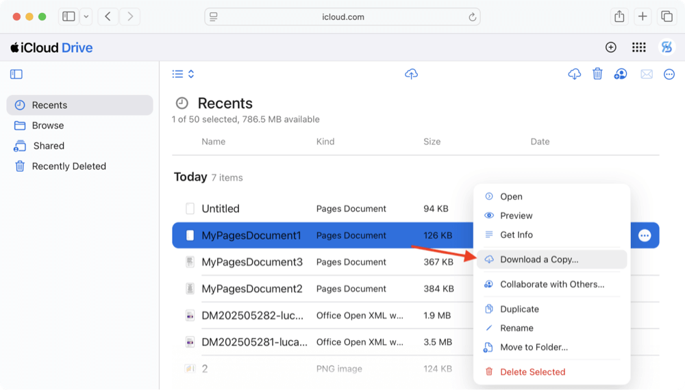 recovering deleted, lost, or unsaved Pages documents on a Mac