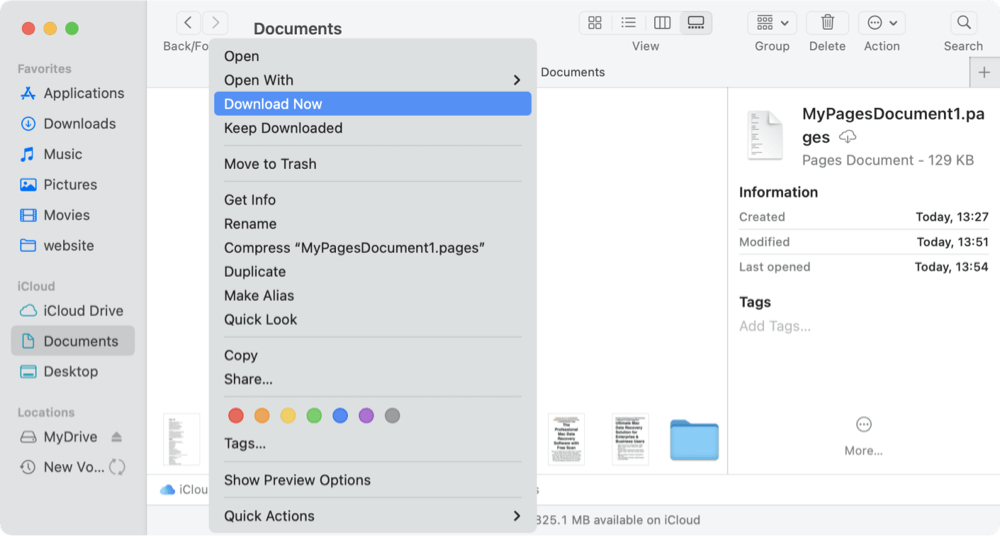 recovering deleted, lost, or unsaved Pages documents on a Mac
