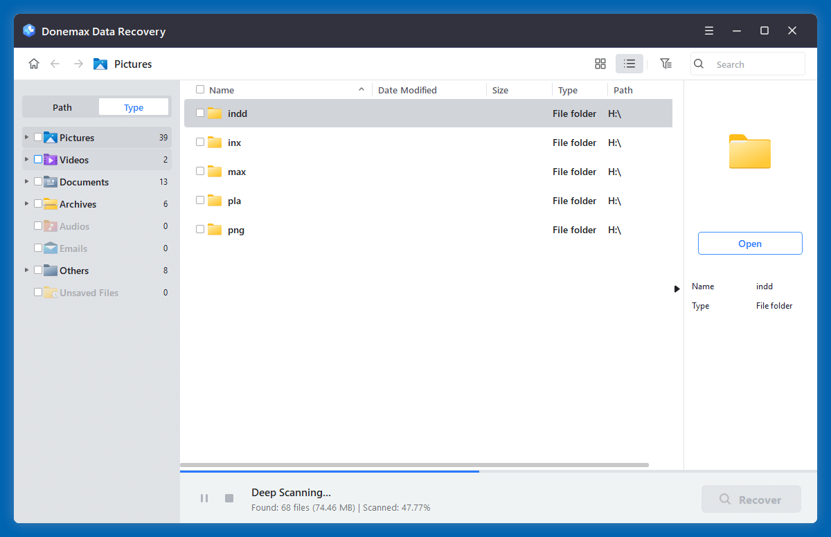 recover deleted LXO files