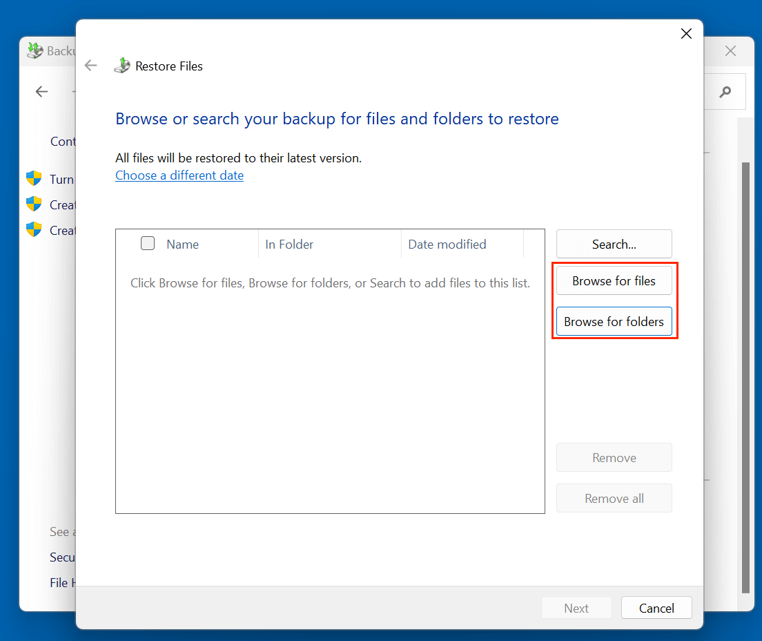 restore your .max files
