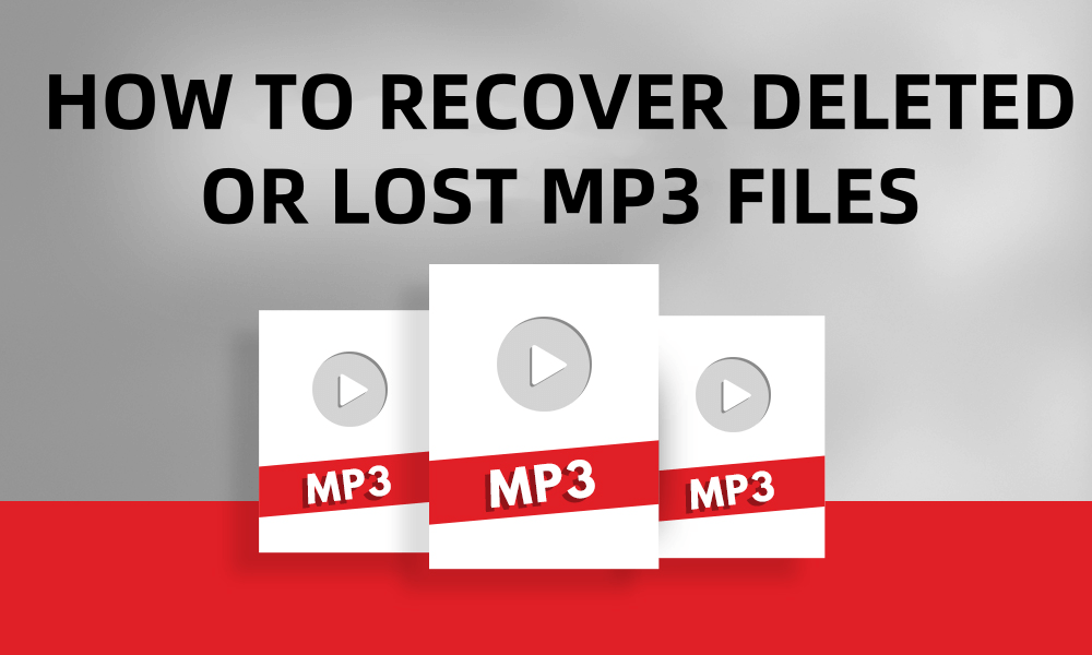 deleted MP3 audio or music files can be recovered