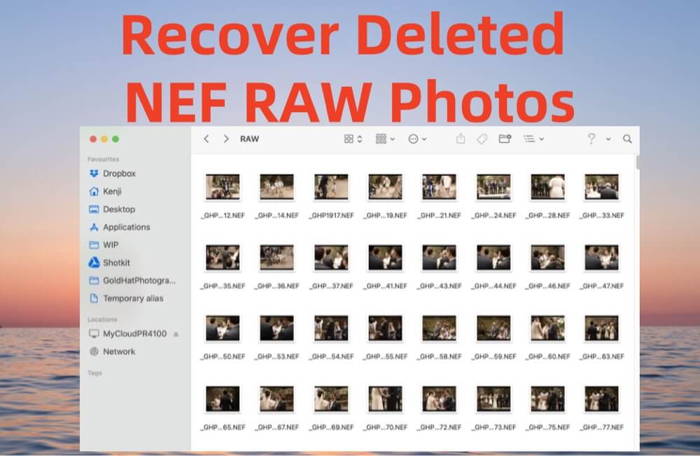 recovering deleted NEF files
