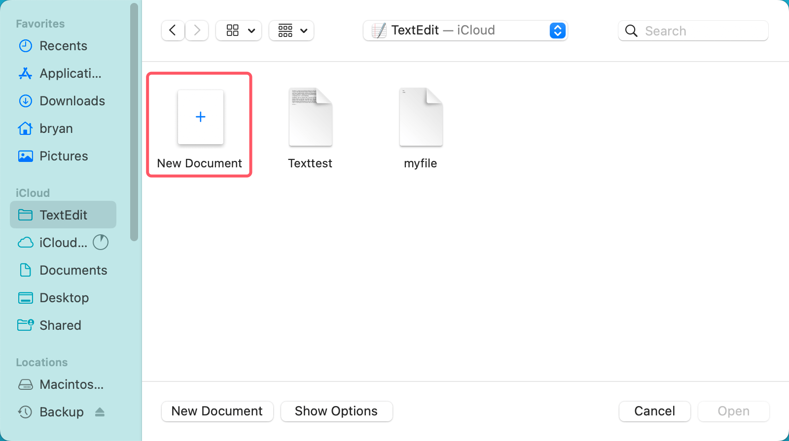 recover lost TextEdit files on Mac