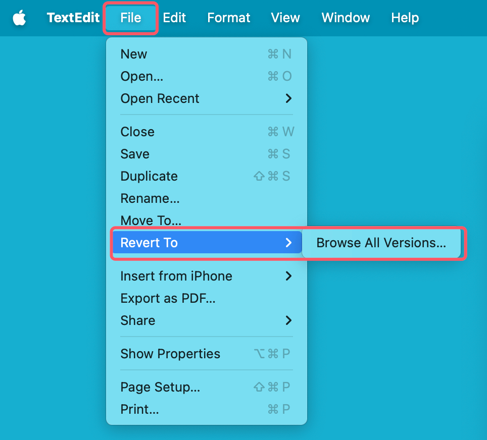 recover lost TextEdit files on Mac