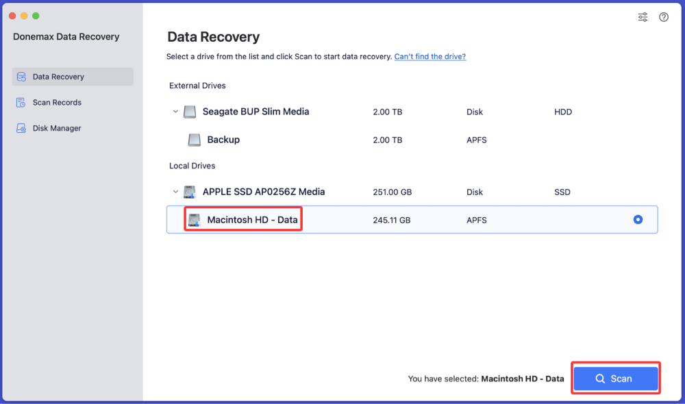 recover deleted .pkg files