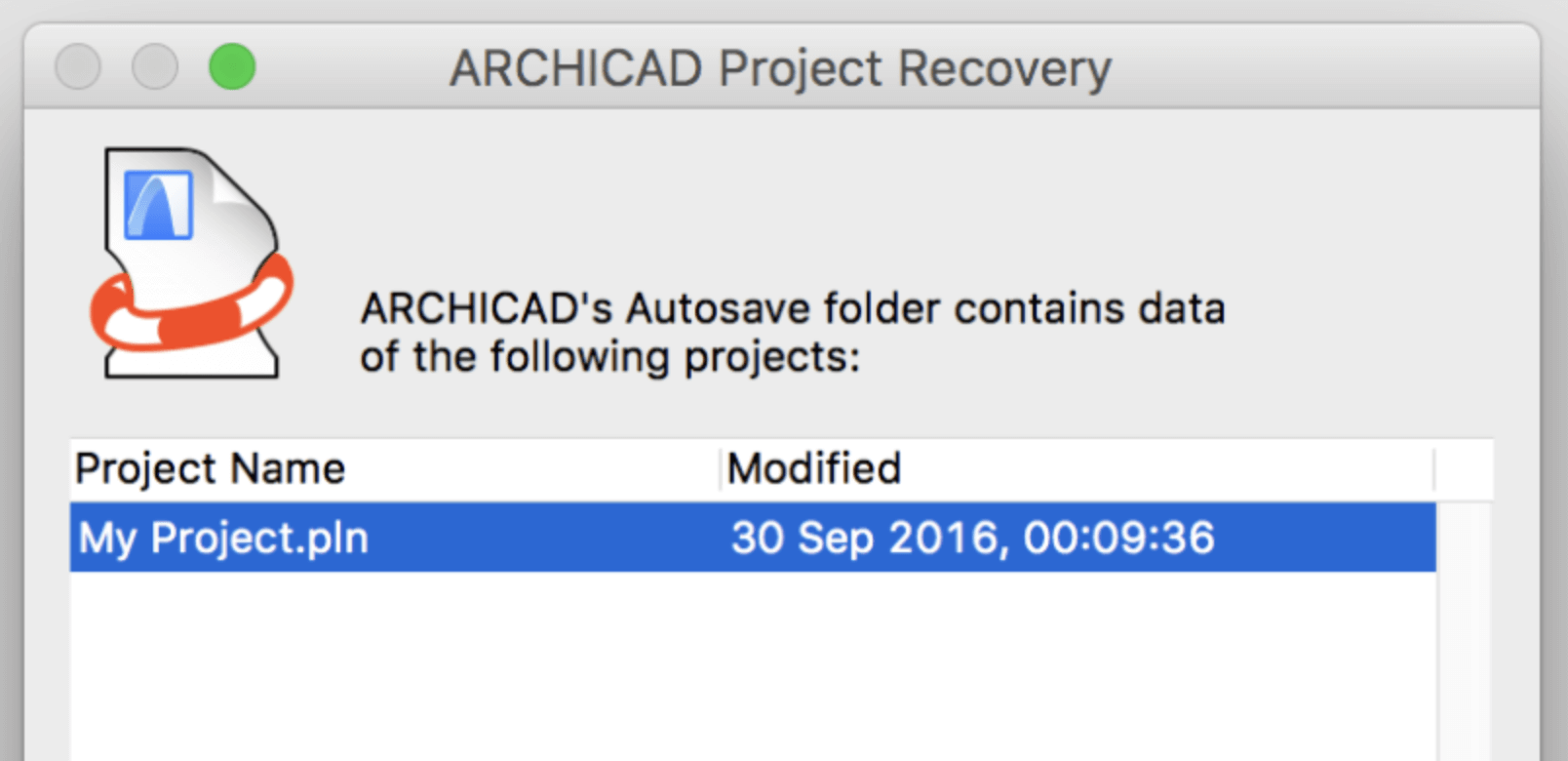 recover deleted PLA file