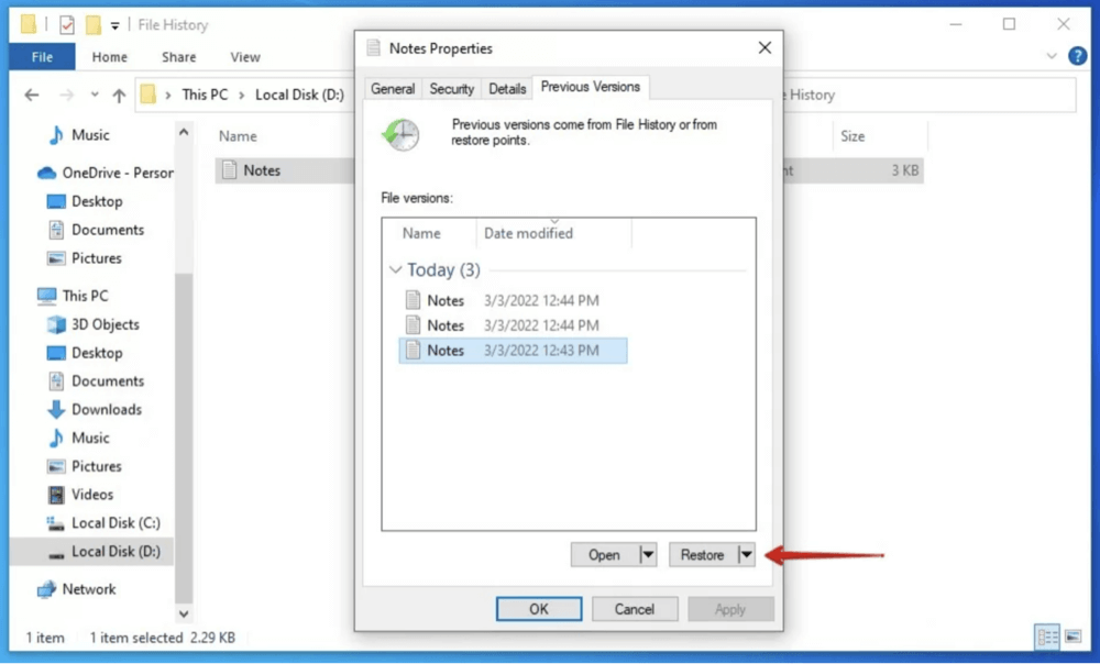 recover deleted PST files