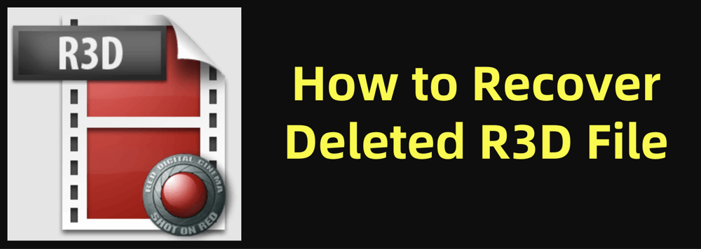 deleted R3D files can be recovered