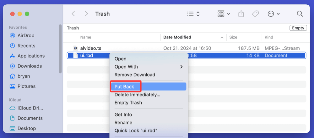 Recover Deleted RBD File