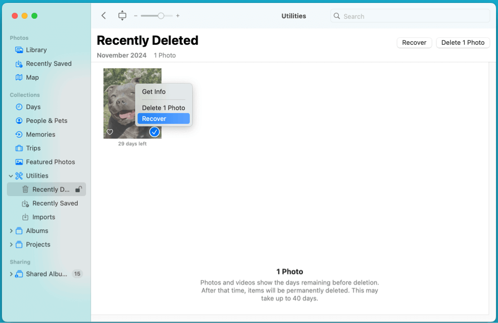 recover deleted screenshots on a Mac