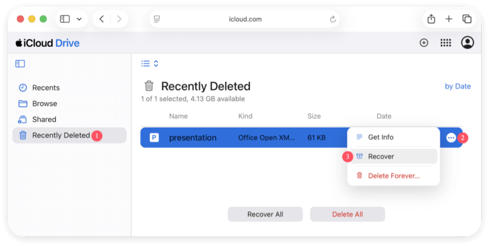 recover unsaved PowerPoint files on Mac