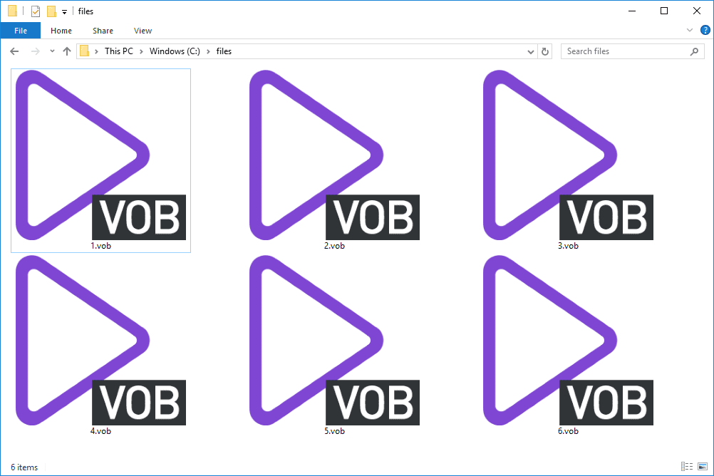 recover deleted VOB videos