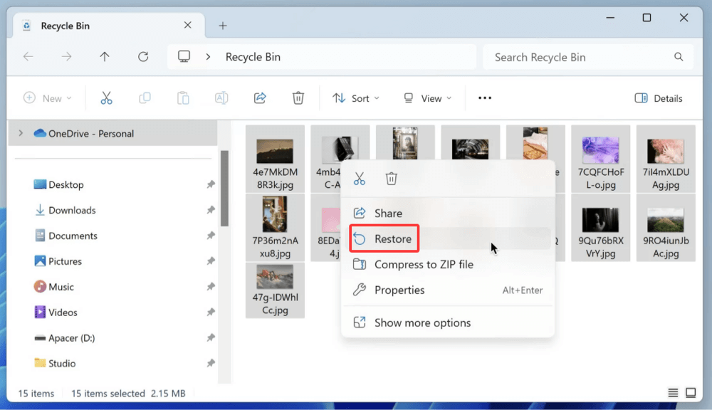 recover deleted VOB videos