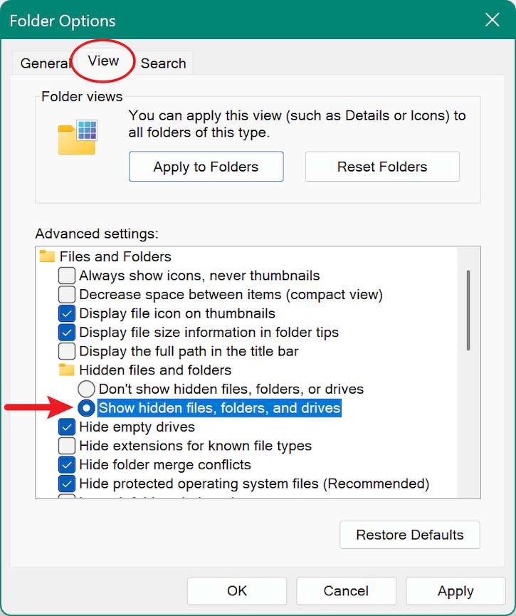 recover disappeared files on windows 10