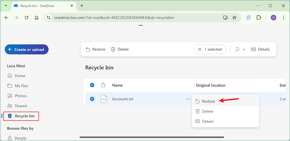 recover disappeared files on windows 10