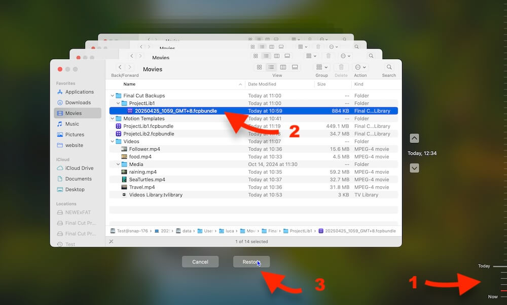 recover deleted/lost Final Cut Pro projects