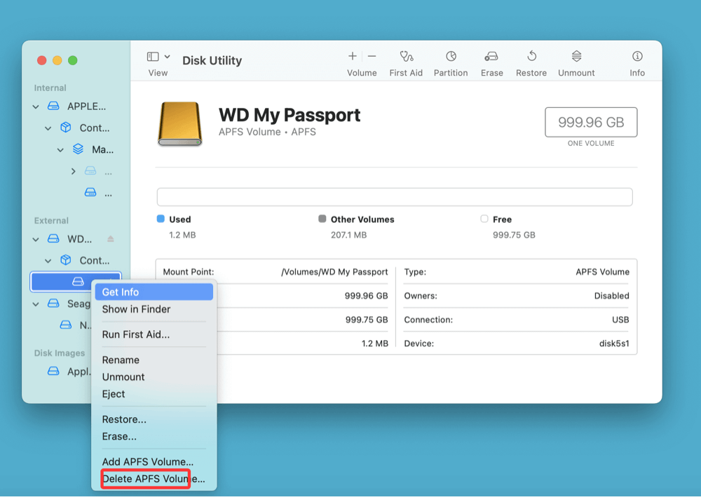 recover files from a deleted APFS volume