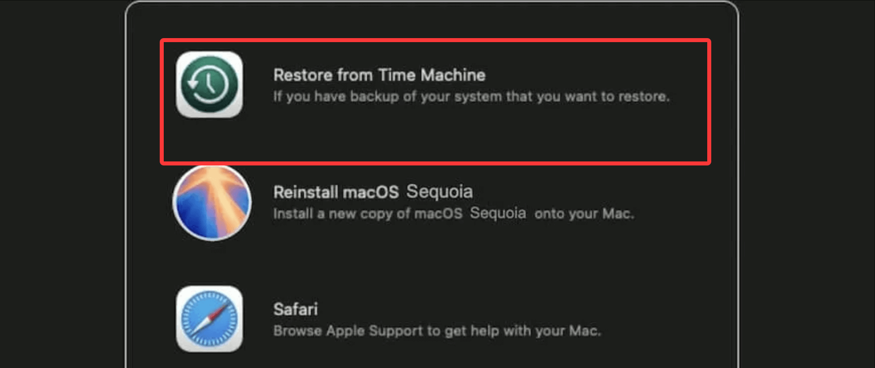 Restore Lost Files with Time Machine on macOS Sequoia