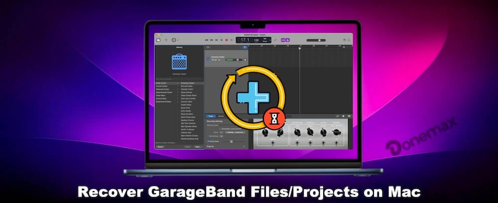 recover GarageBand files/projects on Mac