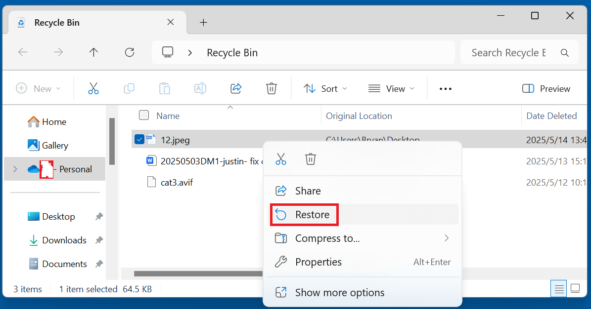 recover deleted JPEG images