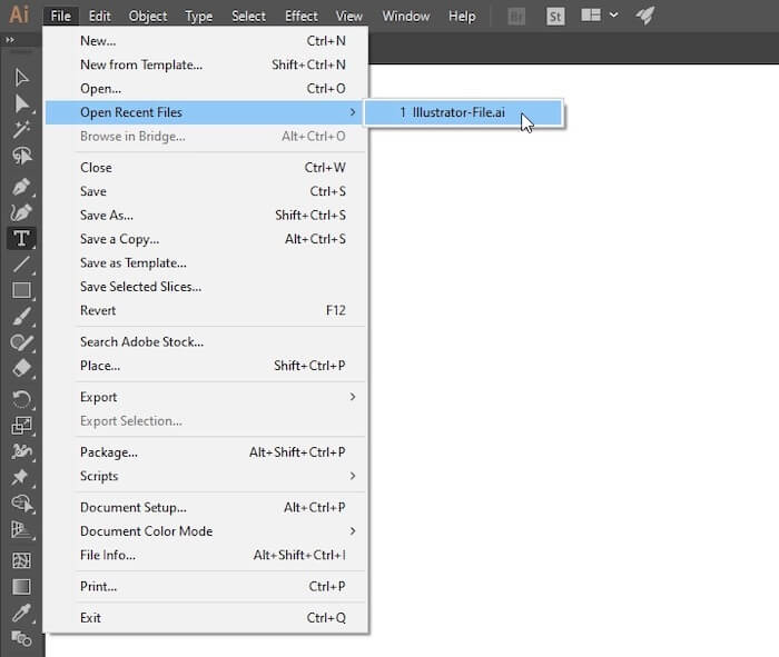 recover lost Adobe files