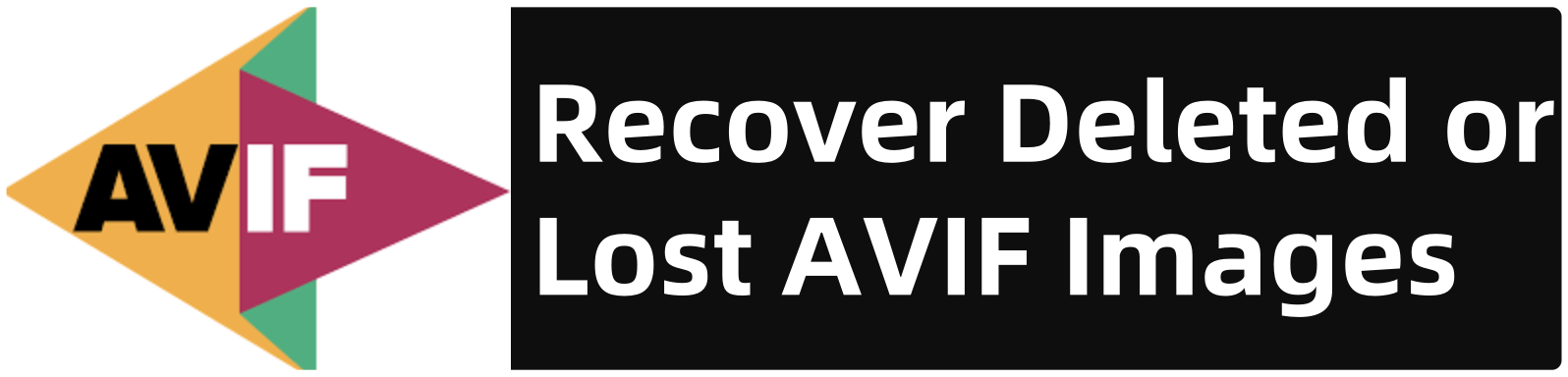 how to recover lost AVIF images