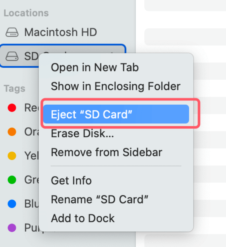 SD card data recovery on Mac