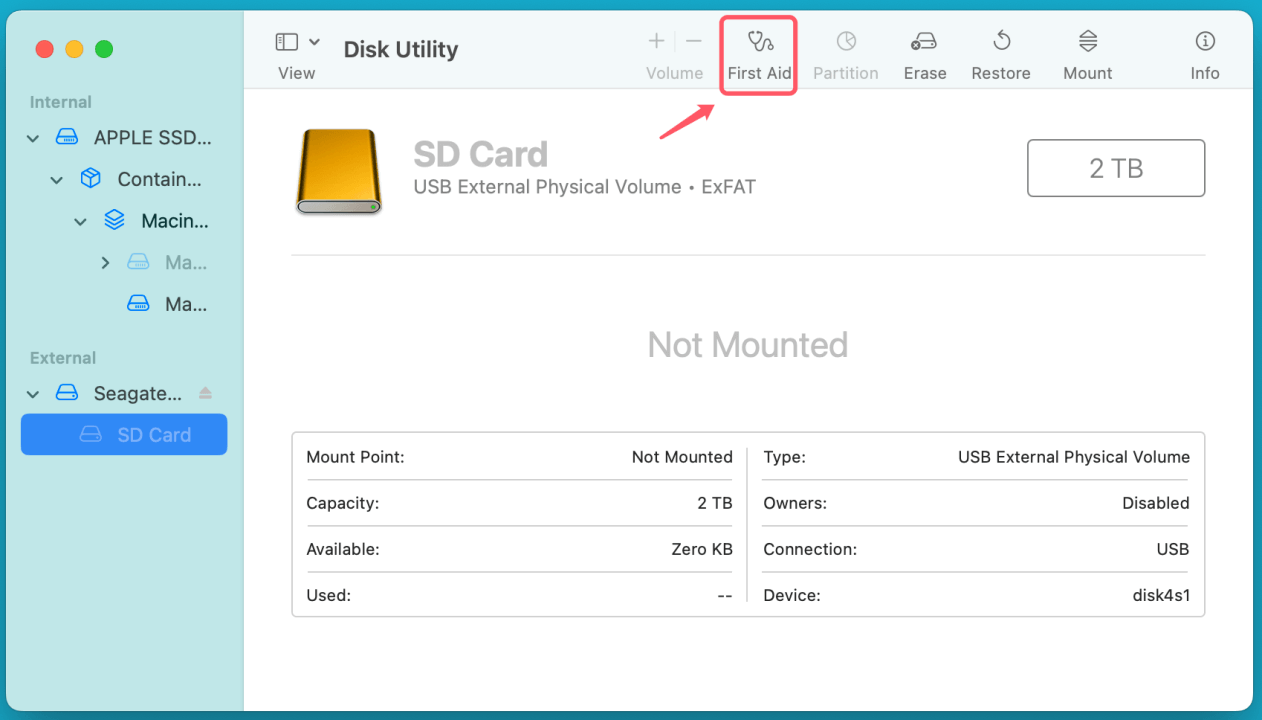 SD card data recovery on Mac