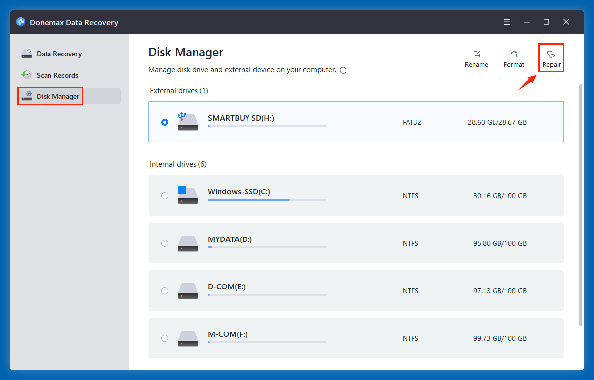 retrieve data from a SmartBuy SD card