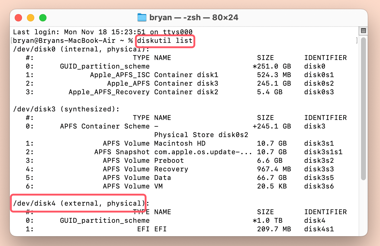 recover lost data on macOS Catalina