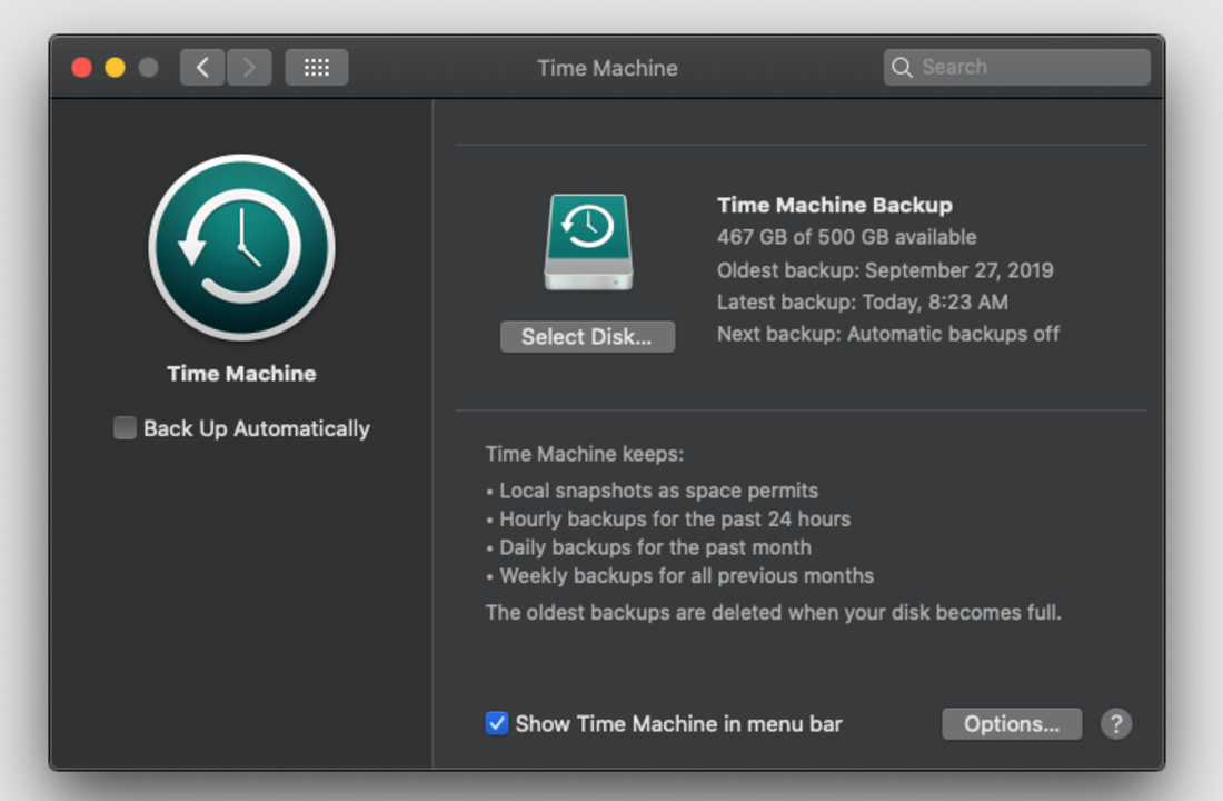 recover lost data on macOS Catalina