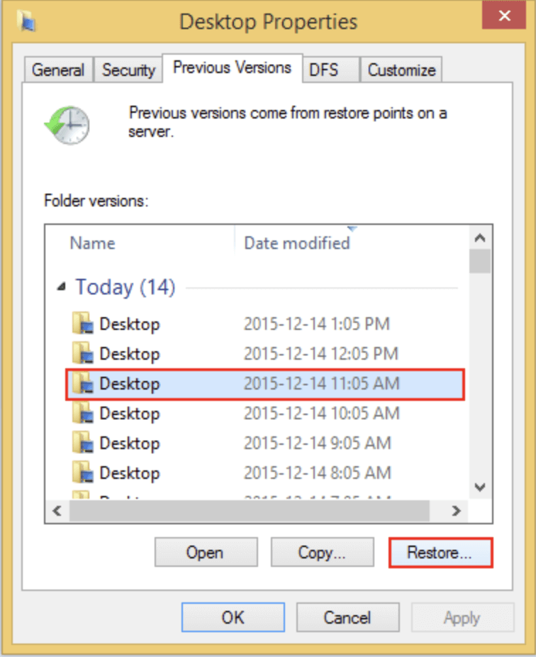 File History (Windows)