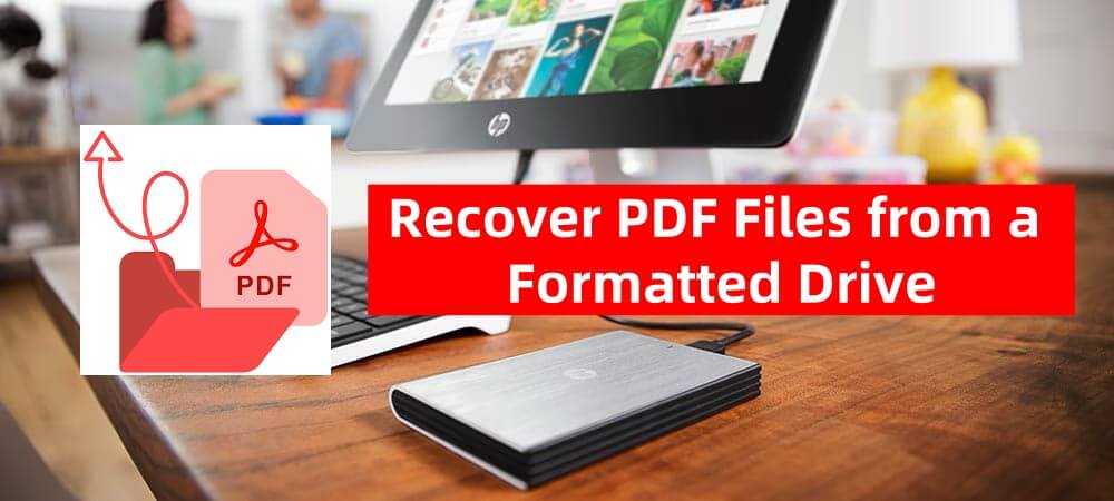 recover lost PDF files from a formatted drive