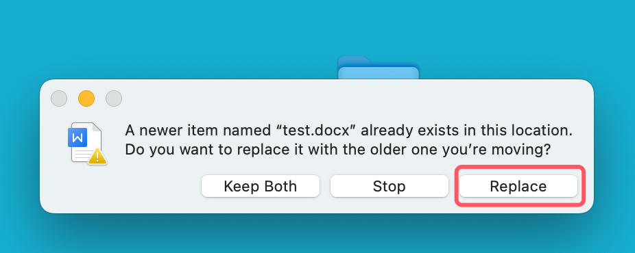 recover replaced files or folders