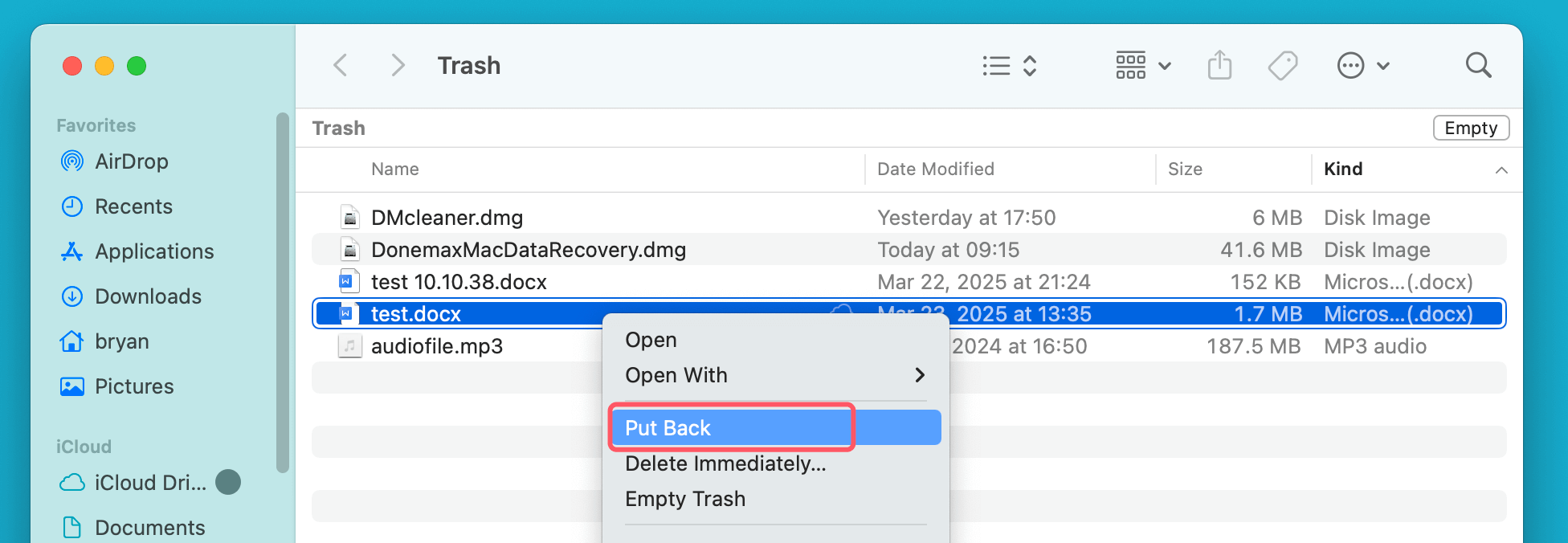 recover replaced files or folders