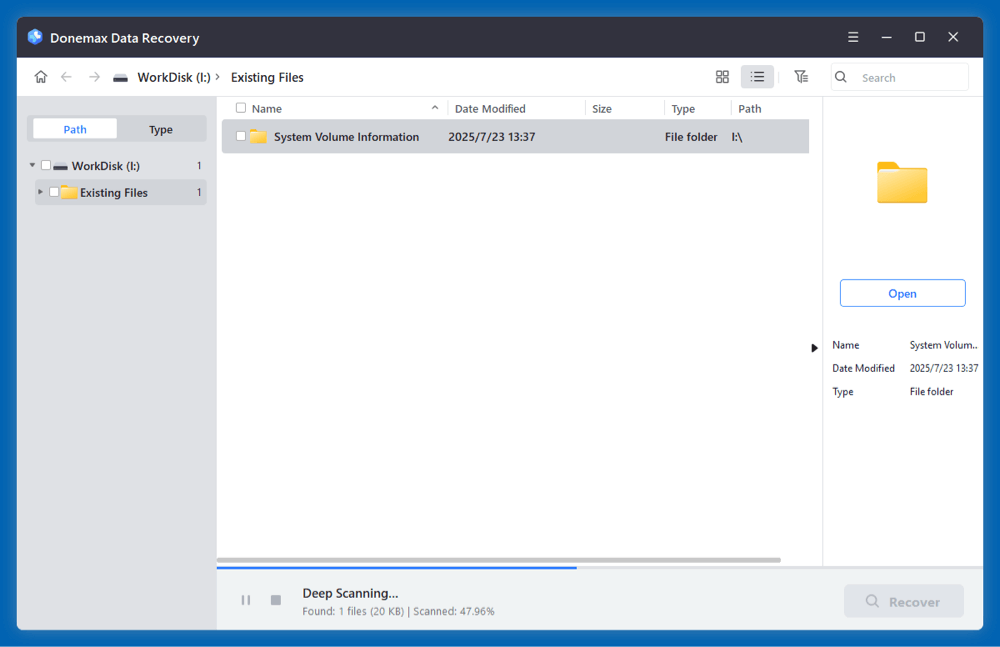 recover replaced PDF file